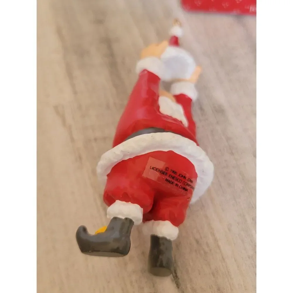 Enesco‎ hang on to your hat 1990 ornament Xmas